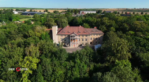 Schloss Helmsdorf von oben
