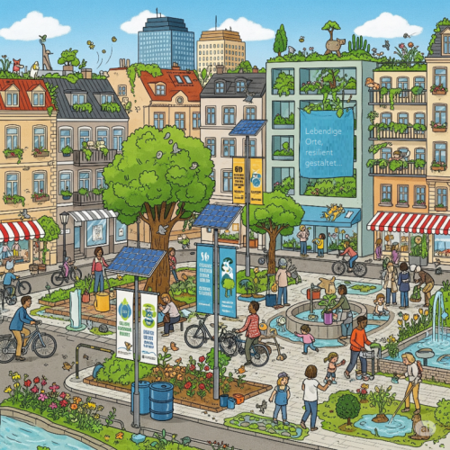 Ausschreibung: Modellprojekte für klimaresilienten Stadtumbau gesucht