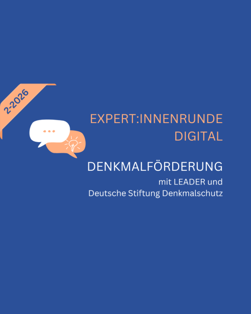 Expert:innenrunde Digital: LEADER