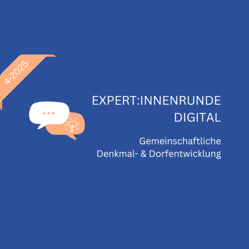 Expert:innenrunde Dorfstrukturen Grafik