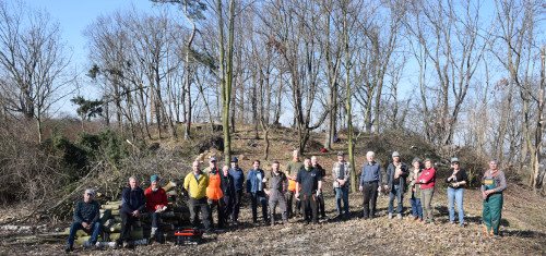 Denkmalerhalt Burgberg Engagierten Team