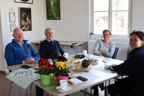 Vereinsmitglieder Generationsbahnhof Erlau