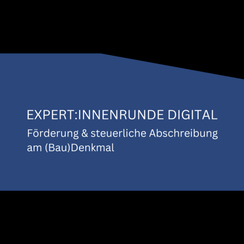 Förderung und steuerliche Abschreibung