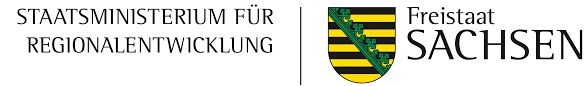 Logo von des Staatsministeriums für Regionalentwicklung des Freistaates Sachsen
